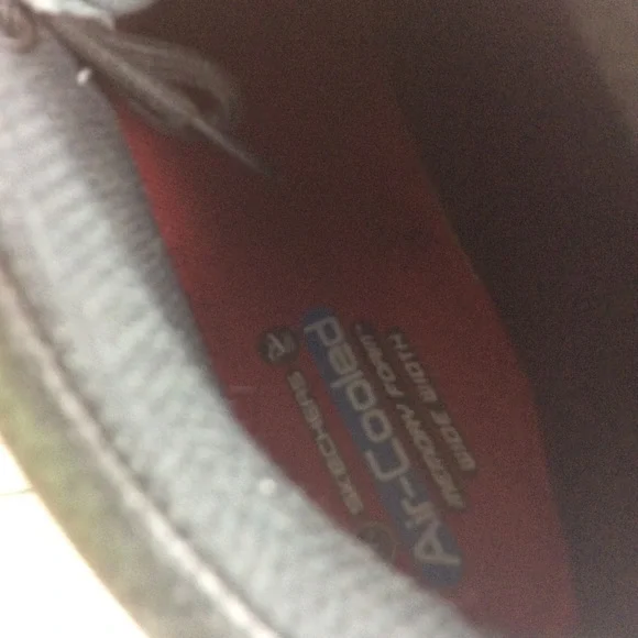 Sketchers air cooled steel toe work boots 11.5 W wide Black leather